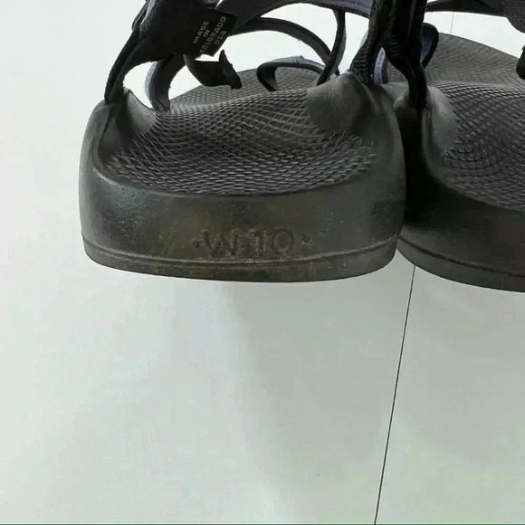 Chaco Womens Vibram sole Made In USA Size 10 Strappy Toe-Post Sport Sandals Blue - Picture 7 of 7